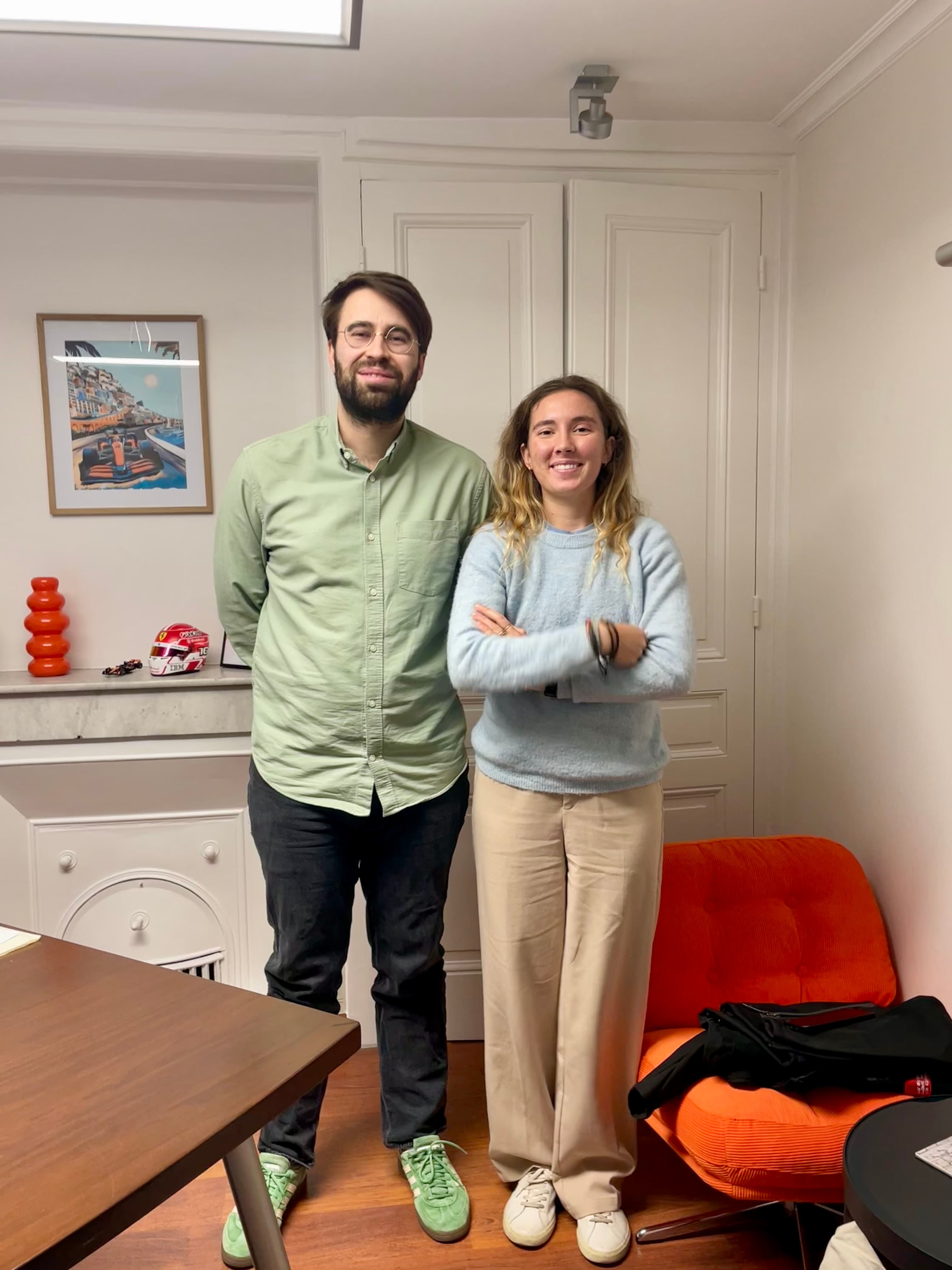 Anna et Tom, binôme étudiante et mentor chez Abeille Assurances.