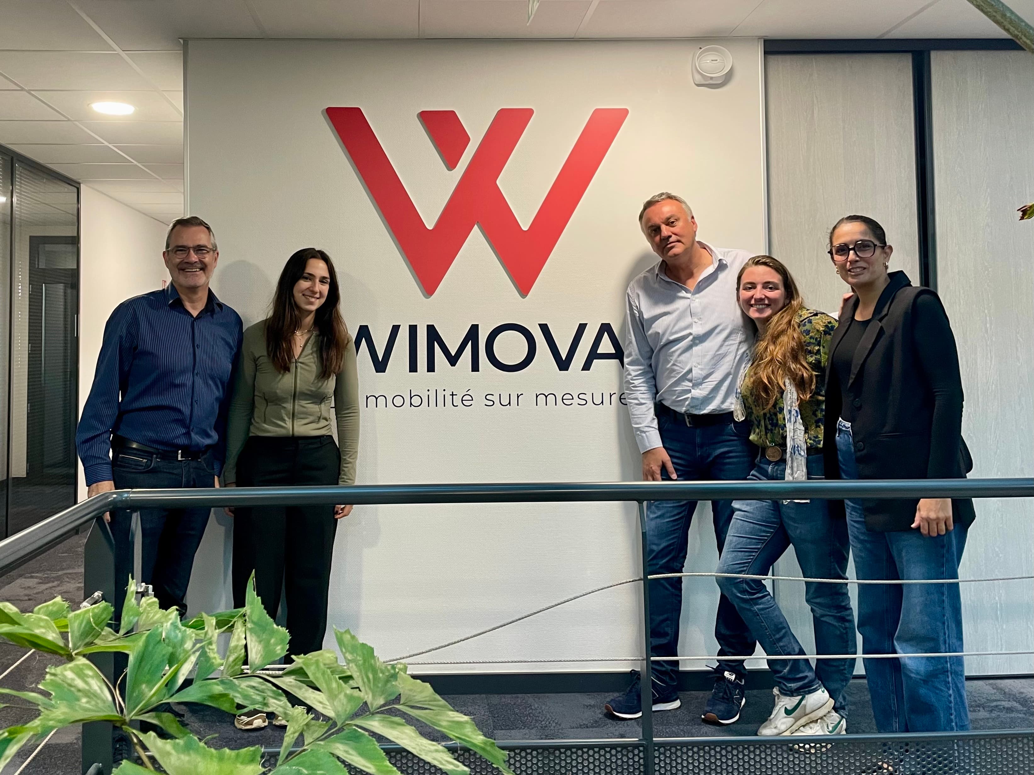 Isaline Foissey lors d'une journée d'accueil chez Wimova.